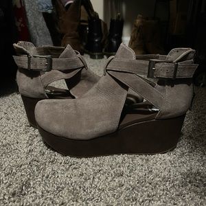 Suede Clogs
